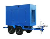 ТСС ЭД-50-Т400-2РПМ9 в погодозащитном кожухе на прицепе с АВР