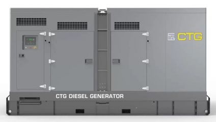 Дизельный генератор CTG 550WE в кожухе